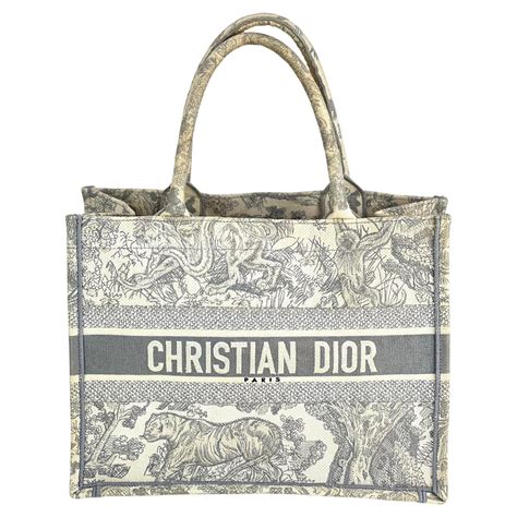 dior grey tote|christian dior personalized tote.